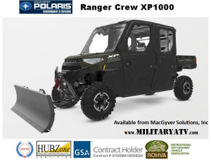 Polaris Ranger Crew XP 1000 for Government Customer from MacGyver Solutions